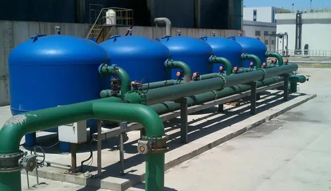 淺層砂過濾器應用現場