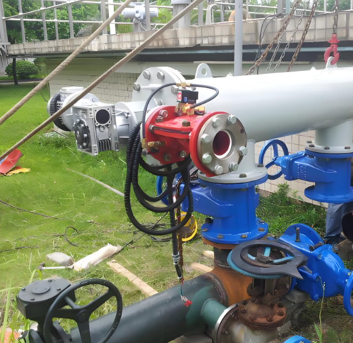 電動刷式自清洗過濾器應用現場 電動刷式自清洗過濾器應用現場